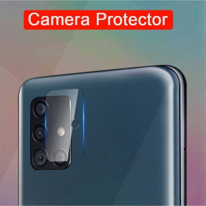 For Samsung A71 Back Camera Lens Protector Tempered Glass