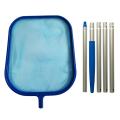 6-Piece Swimming Pool Net Telescopic Pole Leaf Net Swimming Pool Cleaner Supplies Home Use. 