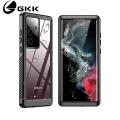 Waterproof Built-in Screen Protector Case For Samsung Galaxy S22 Ultra Full Protection Heavy Duty Shockproof Anti-Scratched Rugged Cover. 