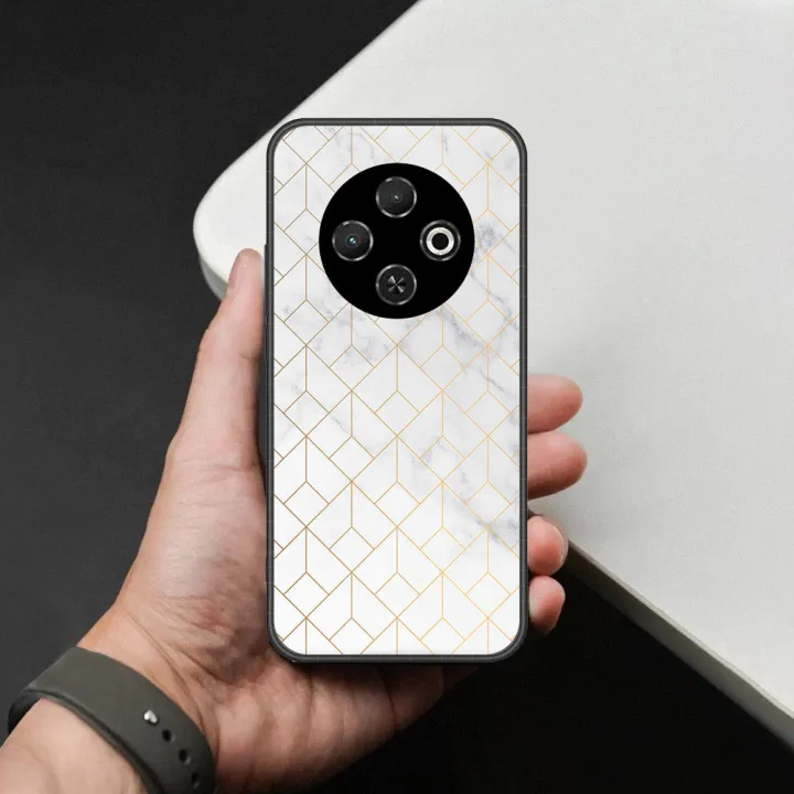 Tecno_%20Spark%2030C%204G%20Cover%20-%20White%20Marble%20Series%202%20-%20HQ%20Premium%20Shine%20Durable%20Shatterproof%20Case%20-%20Image%209