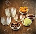 High Quality Small Glass Bowl (For Spices, Dip, Sauce, Salt, Pepper, Cooking + Baking) Pack of Two. 