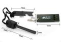Flint Rod Fire Starter for Camping and Hiking. 