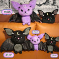Bat Animal Plush Toy Skin-friendly Breathable Fine Workmanship Home Decor Stuffed Plush Doll for Home. 