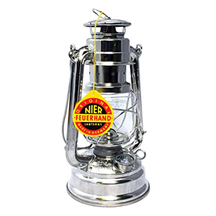 Lantern Brand FeuerHand, Lalteen Garden Outdoor Camp Hurricane Hanging Lamp,Kerosene Oil, FEUER HAND Made in Germany