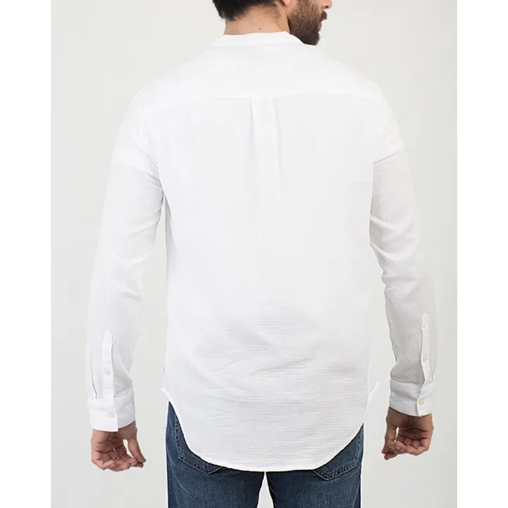 Denizen%20Banded%20Collar%20Shirt%20Dark%20Emerald%20Heather%20Shirts%20Men%2034652-0016%20-%20Image%204