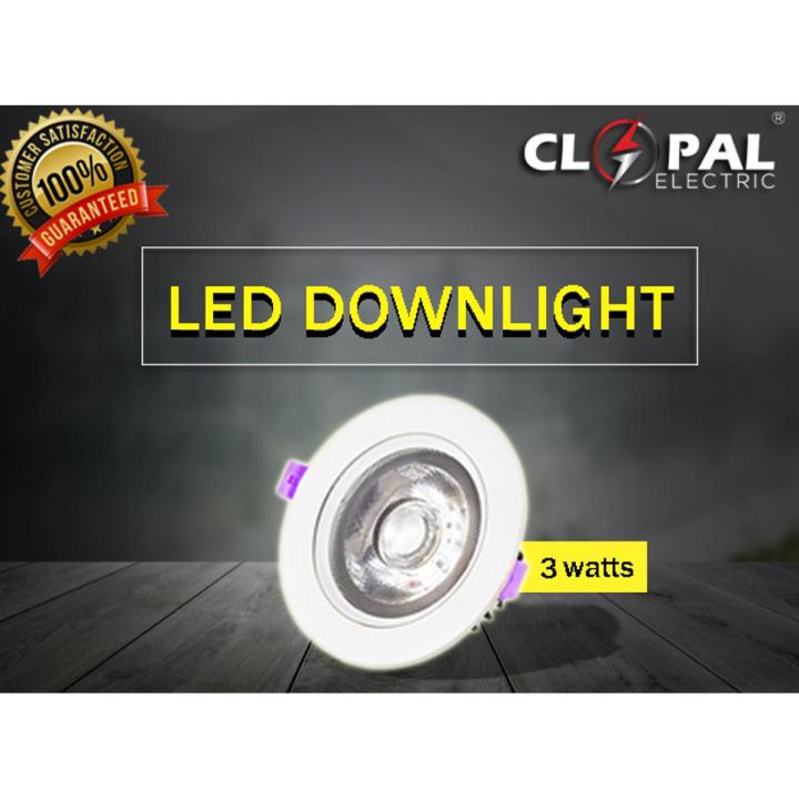 Clopal COB 3W LED Smd Round Spot Light 220v Natural/Warm