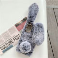 Soft Plush Case For Samsung Galaxy A12 A13 A14 A22 A23 A24 A32 A33 A34 A41 A42 A52 A53 A54 Furry Rabbit Bunny Warm Fur Cover. 