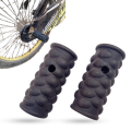 Axle Footrest For Bicycle/Bycycle rear pedal MTB Bike Foot Pegs Bicycle Pedals Front Rear Black Bubble shape Axle Footrest cycle accessories. 