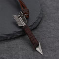 Original Cow Leather Arrow Pendant Necklace Leather Rope Necklace Jewelry for Men & Women. 