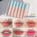 Cace Velvet Matte Lip Mud Set Show White Joker Mist Pseudo Without Makeup Beauty Makeup Lipstick Parity Students. 