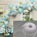 Balloon Tape strip and balloons tape dots Accessories 5M Balloon Chain Dot Wedding Party Birthday Background Decoration Balloon tape strip Arch Happy Birthday. 