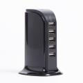 iHome 5-Port USB-C Wall Charger Fast Chargers Foldable Prongs MagSafe Compatible for smart phones. 