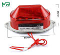 Led-3051 Strobe 12v 24v 220v Indicator Led Lamp Small Flashing Security Alarm. 