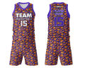 Customize Basketball Sport Jersey With Sleeveless Shirt and Short For Sports Team. 