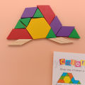 1 【Happier】 Puzzle Blocks Unlimited Wooden Toys 60Pcs For Kids 3Years Old Above. 