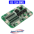 6S 12A 24V BMS Protection Board For 6 Pack 18650 Li-ion Lithium Battery Cell Module 6s bms board. 