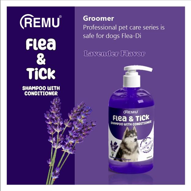 REMU%20-%20Groomer%20Flea%20&%20Tick%20Shampoo%20with%20Conditioner%20-%20Lavender%20-%20Image%202