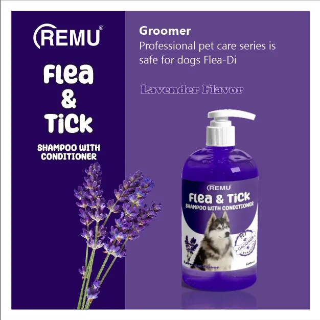 REMU%20-%20Groomer%20Flea%20&%20Tick%20Shampoo%20with%20Conditioner%20-%20Lavender%20-%20Image%202