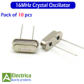 10pcs 16MHz Crystal Oscillator Frequency Crystal Oscillator by Electrica. 
