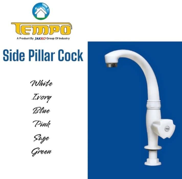 ABS Basin Side Pillar Cock – High-Durability Plastic Faucet for Deck-Mounted Basin Applications