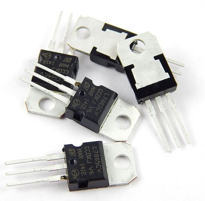 1/2/3/5 Pcs Original 7805 Transistor 5V Fixed Voltage Regulator IC ...
