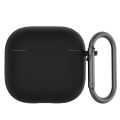 [Only Cover] ARMICO for AirPods 4th Generation Case Cover 2024, Military Grade Soft Silicone Shock-Absorbing for AirPods 4 Case with Keychain. 