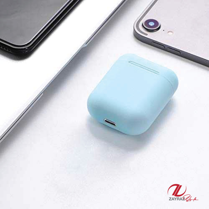 i12 TWS Earbuds With Free Silicon Case Wireless Earphone 5.0 Bluetooth Touch Sensor by Zayraz - High Quality Earbuds Sport Stereo Headphones With Charging Dock for both IOS and Android