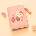 Sanrio Cute Wallet Hello Kitty Coin Purse Kawaii Leather Card Holder Women Pu Casual Money Bag Kids Toy Birthday Gift for Girl. 