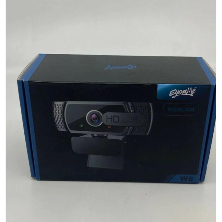 Eyonme W6 USB Webcam Full HD 1080P Webcams Camera Digital Web Cam With Mircophone For Pc Computer Laptop Auto Focus Webcam Camera