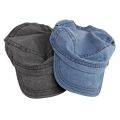 Vintage Classic Flat Top Mens Washed Caps And Hat Adjustable Fitted Cap Summer Solid Color Military Hats For Men. 