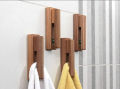 Towel Holder " for Room, Washroom, Kitchen, and Outdoor Drying | Wooden Towel Holder Stand for Bedroom, Bathroom, and Kitchen |  Towel Holder for Washroom, Room, Drying, and Kitchen | Towel Holder Self-Adhesive| Towel Holder for Washroom, Bathroom,.. 