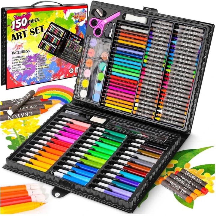 150%20Pcs%20Color%20Kit%20Art%20Book%20Craft%20Set%20Art%20Set%20for%20Kids%20Painting%20School%20Kit%20Drawing%20Tool%20Art%20Supplies%20-%20Image%205