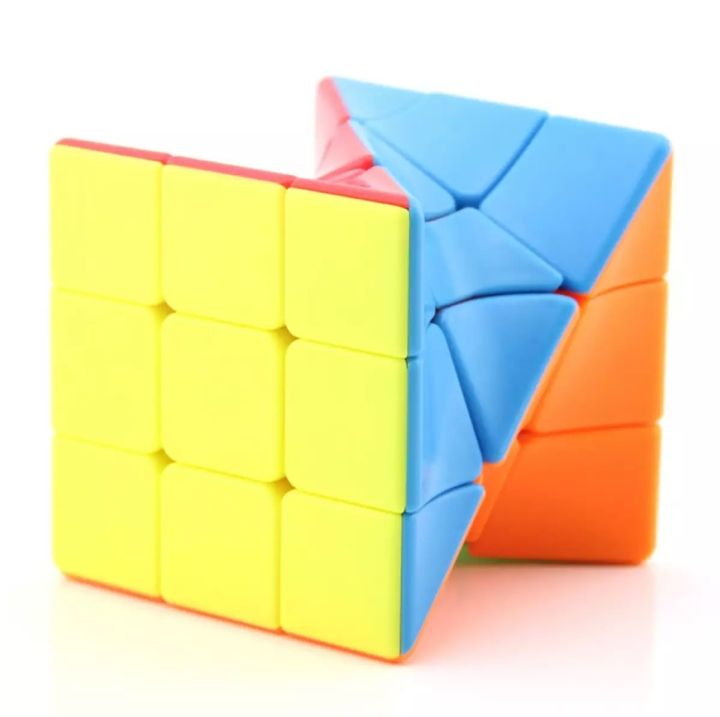 Rubik's%20Cube%20Twisty%203x3%20Sticker%20less%20Speedy%20Puzzle%20cube%20fast%20speed%20magic%20cube%20%20-%20Classic%20Brain%20Teaser%20Toy%20-%20Image%206