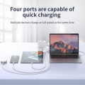 Choetech Ultra Fast 130W Gan 3 USB-C 1 USB-A Power Adapter Charger – US – White (PD6001). 