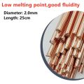 5Pcs Brass Welding Rod Phosphorus Copper Electrode Welding Wire Soldering Rod No Need Solder Powder Welding Rods. 