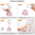 Imported HOMEASY Steam Iron Handheld Garment Steamer Wrinkle Remover Clothing Steamer 280ml large water tank with 1500W. 