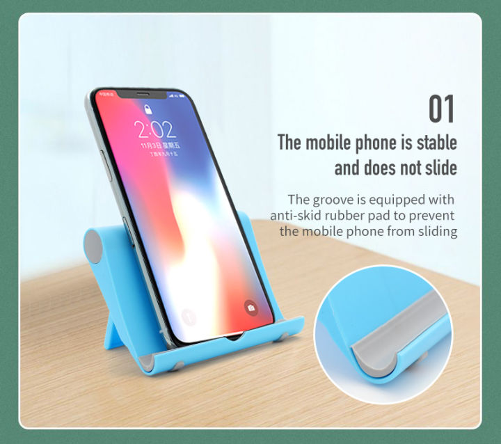 Mobile%20Phone%20and%20Tablet%20Stand%20Universal%20Adjustable%20Foldable%20Anti-Skid%20Multi-Angle%20Desk%20Holder%20-%20Image%206