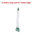 Nylon Upgraded American Hand Cast Net Easy Throw Fly Fishing Net 8/15/30m Long 0.7/1m High Small Mesh Strong Line Fishing Tools. 