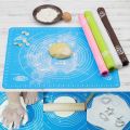 Silicon Baking Mat Roti Mat | Innovative Baking Solutions | Bake Like a Pro Mat for Kitchen | Anti-Slip Dough Mat with Measurements | Kitchen Baking Accessories | Dough Rolling Pad | Baking Made Easy Tools | Pastry Cake Roti Maker. 