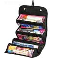 Roll n Go Makeup Organizer & Cosmetic Bag - Black. 