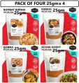 Masalaywala - Pack Of Four Recipe Spice Mix 25gm each ( Bombay Biryani, Karahi, Qorma, Achar gosht). 