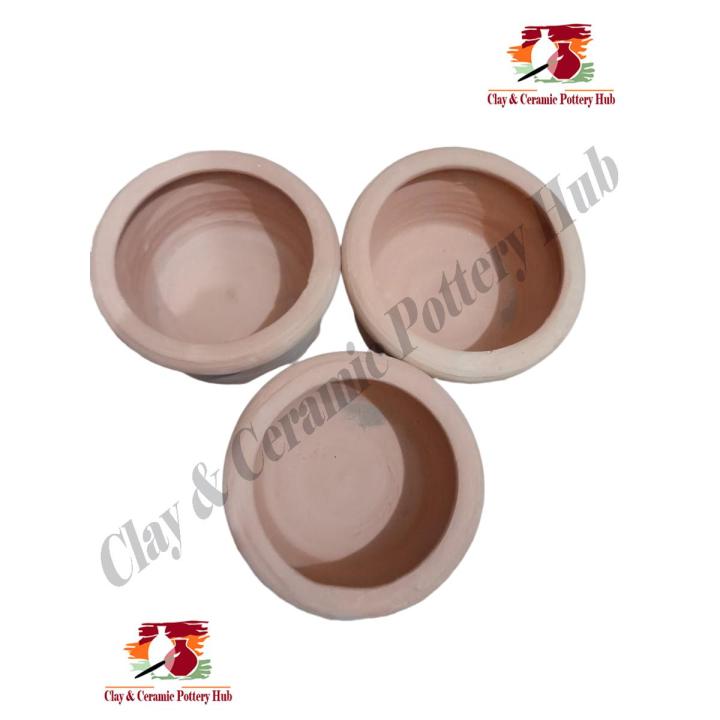 Pet Feeding and drinking clay pot | Cat Dog Birds Feeding drinking clay pot | Pet feeder pot | Summer birds pot | Multi purpose clay pot | Animal feeding Pot | Bowls and feeders for Pet
