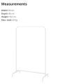 IKEA MULIG Clothes rack, white, 99x152 cm. 