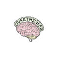 Creative Body Organ Enamel Pins Heart Brain Lung Kidney Flower Letter Color Alloy Brooch Badge Punk Jewelry Gift For Friends. 