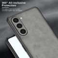 For Samsung Galaxy S23 Plus Sheepskin Leather Silicone Phone Back Case Cover For Samsung Galaxy S23Plus S23+ Silicone Bumper Shockproof Cover Back Cover. 