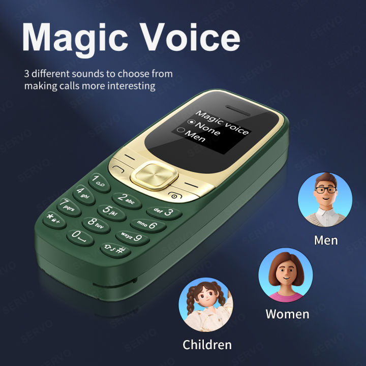 Go Mobile Mini G1000 - Finger Size Mobile - Ungli Jitna Mobile - Dual Sim - Official PTA Approved - Without camera - Auto call recording - Voice Changer - Bluetooth - Bluetooth dialer - 380mAH Battery - Smallest Phone in World - Memory card Supported
