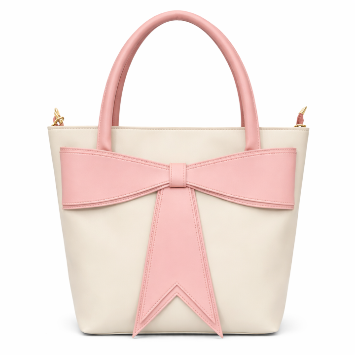 TYMO Velora Ribbon Tote bag for Women – Premium PU Leather Structured Handbag