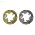 Candle Topper Professional Home Decor Even Burning Alloy Jar Candle Cover. 