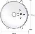 NN7122KM04 Beyond Silver Stainless Steel Chain Quarter Time Analog Watch - For Men. 