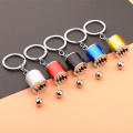 Alloy Mini Turbocharger Keychain Good Quality 9cm  Alloy Car-Styling Keyring Knobs Keyring for Kid Man Woman. 